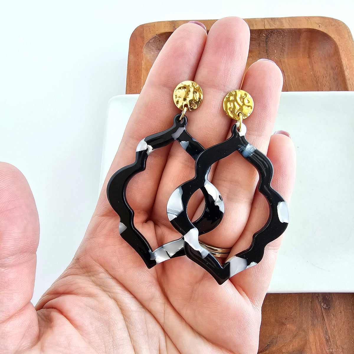 Black Onyx Talia Earrings
