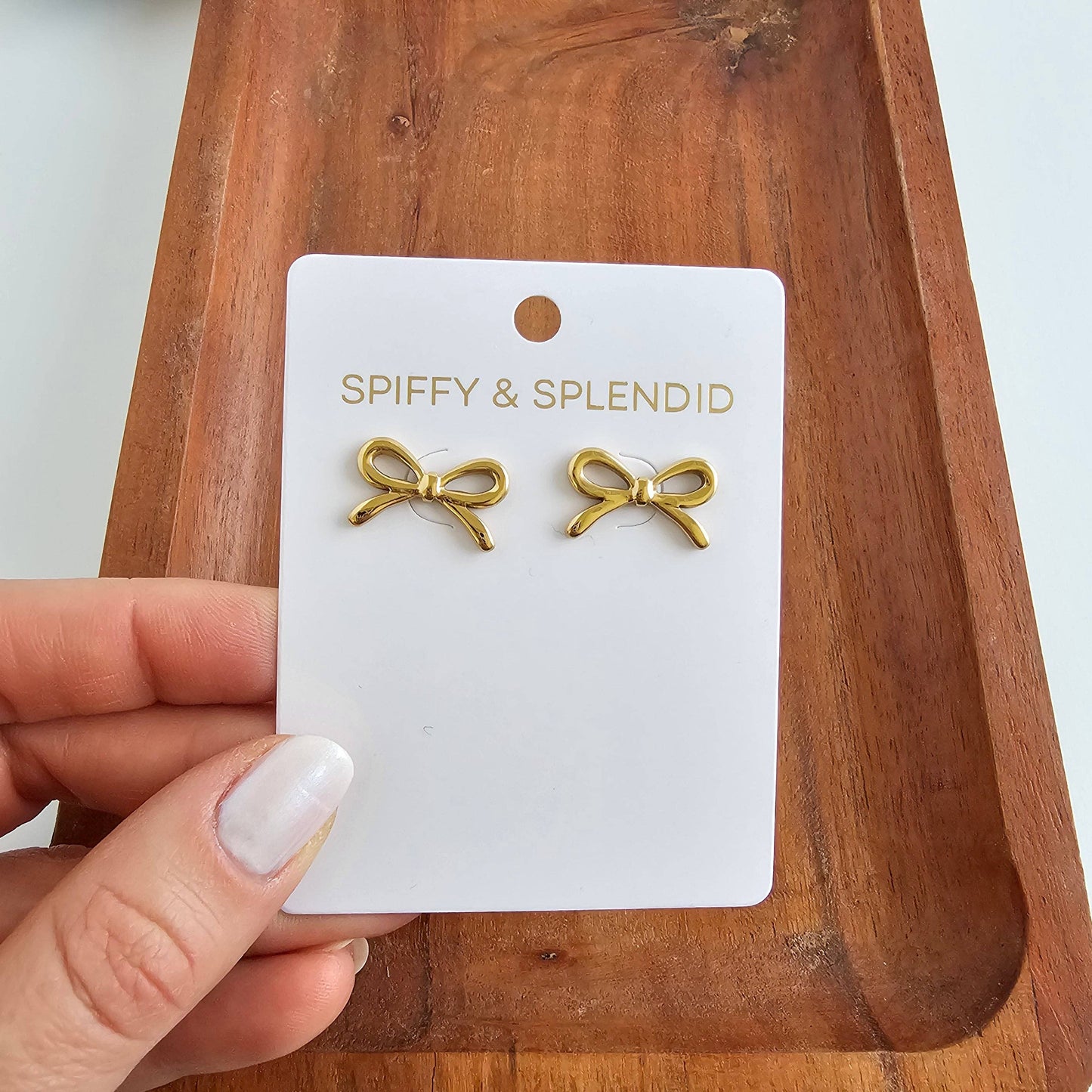 Luxe Bowie Studs - Gold // Everyday Basics, Jewelry