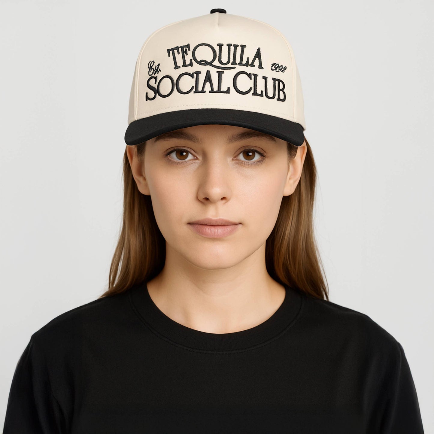 Tequila Social Club  Embroidered Trucker Cap