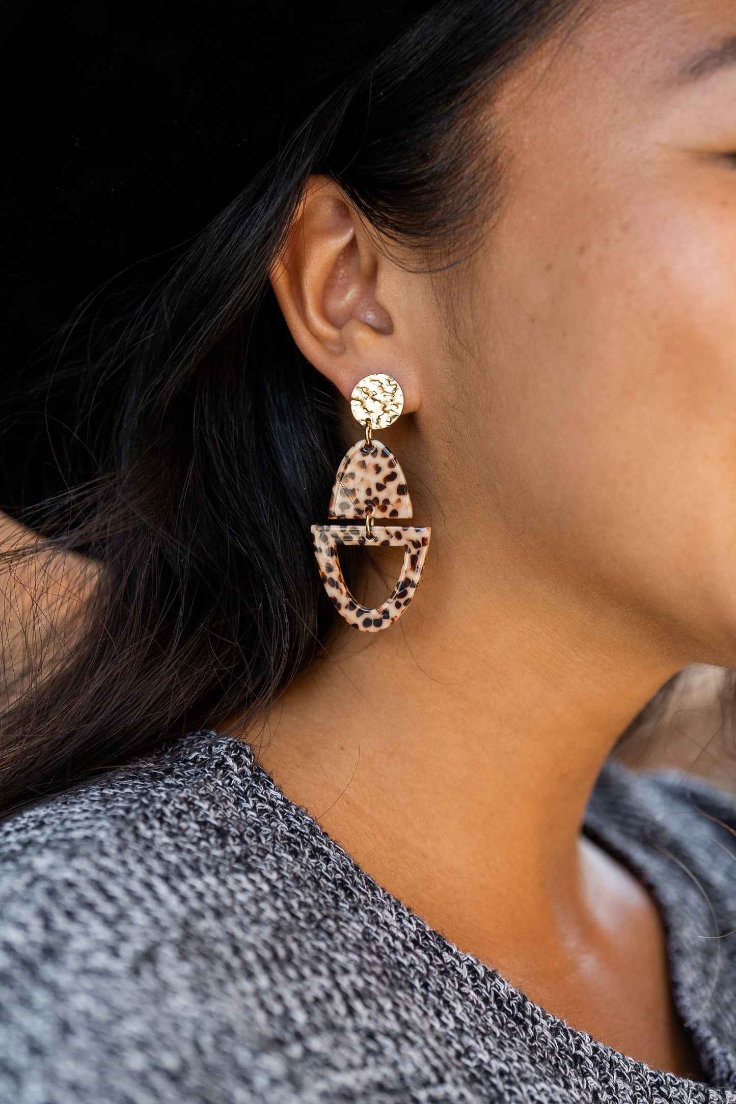 Athena Leopard Earrings