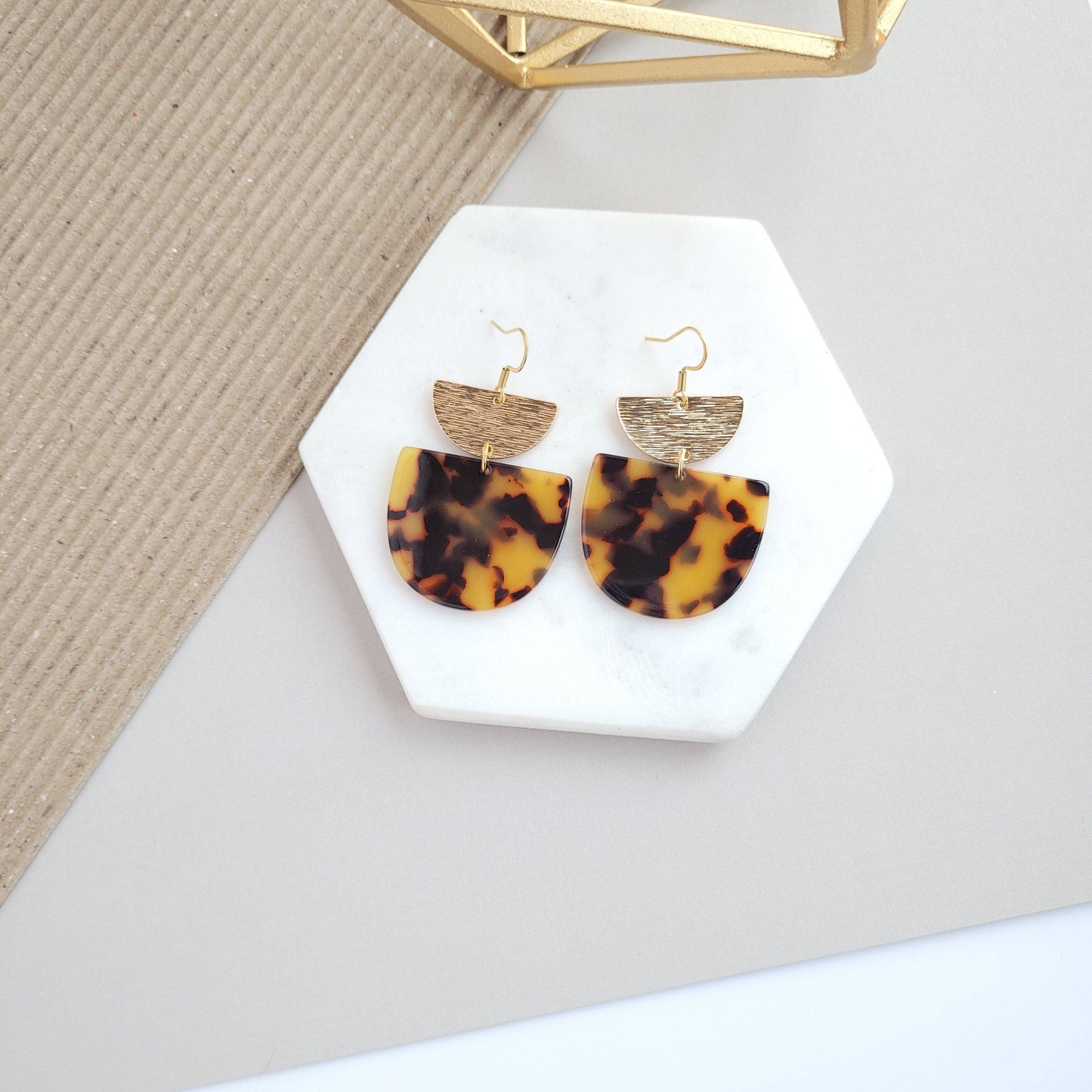 Harper Earrings - Tortoise // Jewelry, Fall
