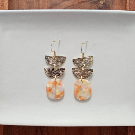 Elena Orange Dream Earrings