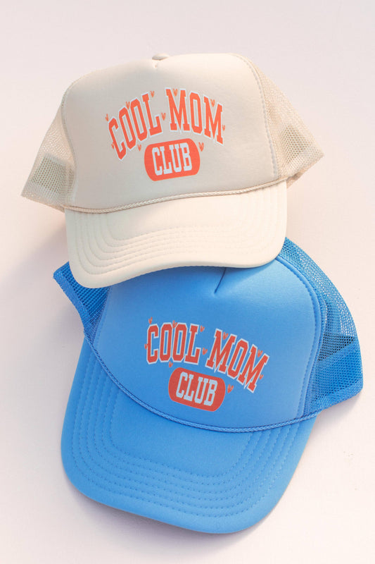 Mama Heart Mom Club Trucker Hat