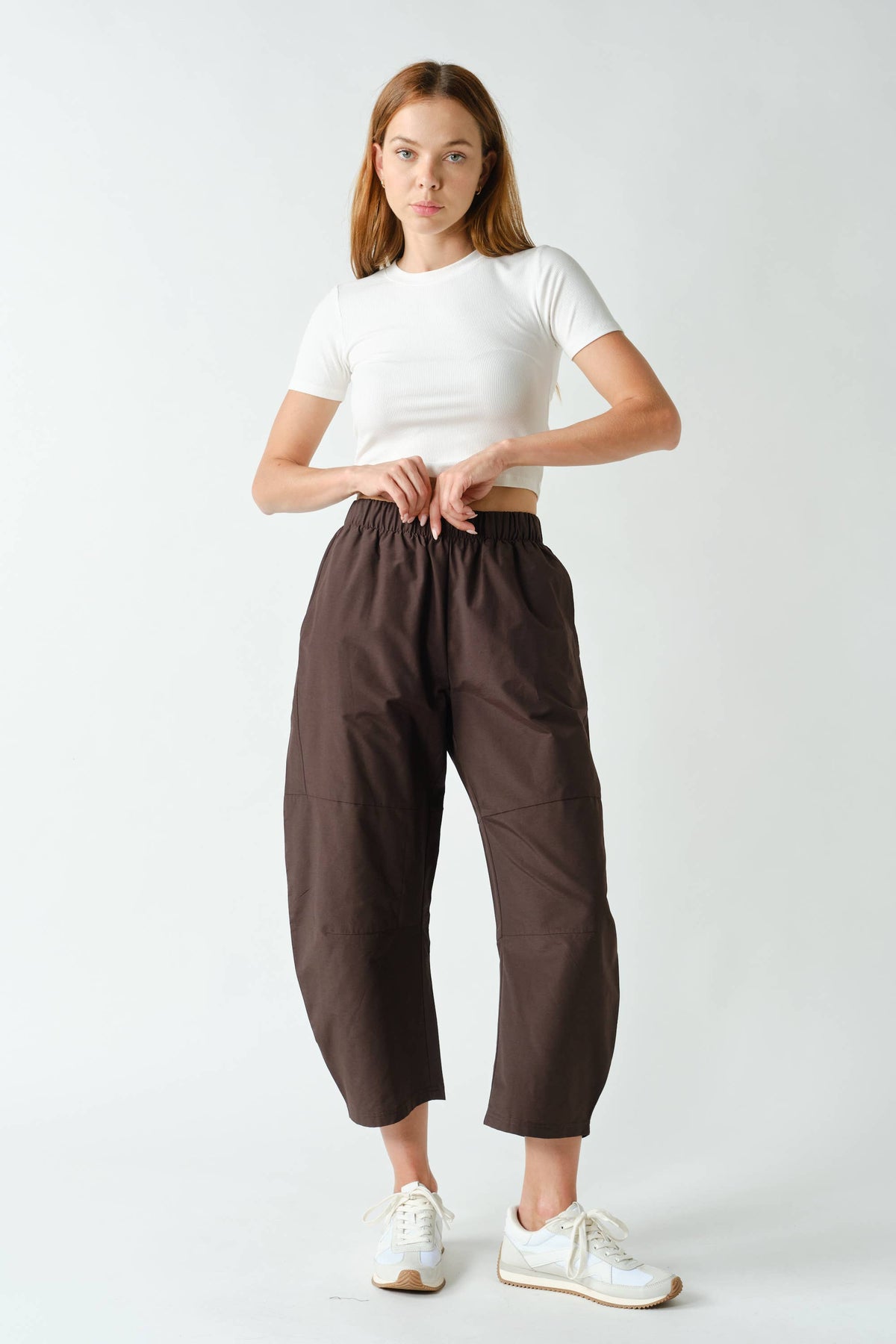 Coffee Bean Mesa Barrel Pants
