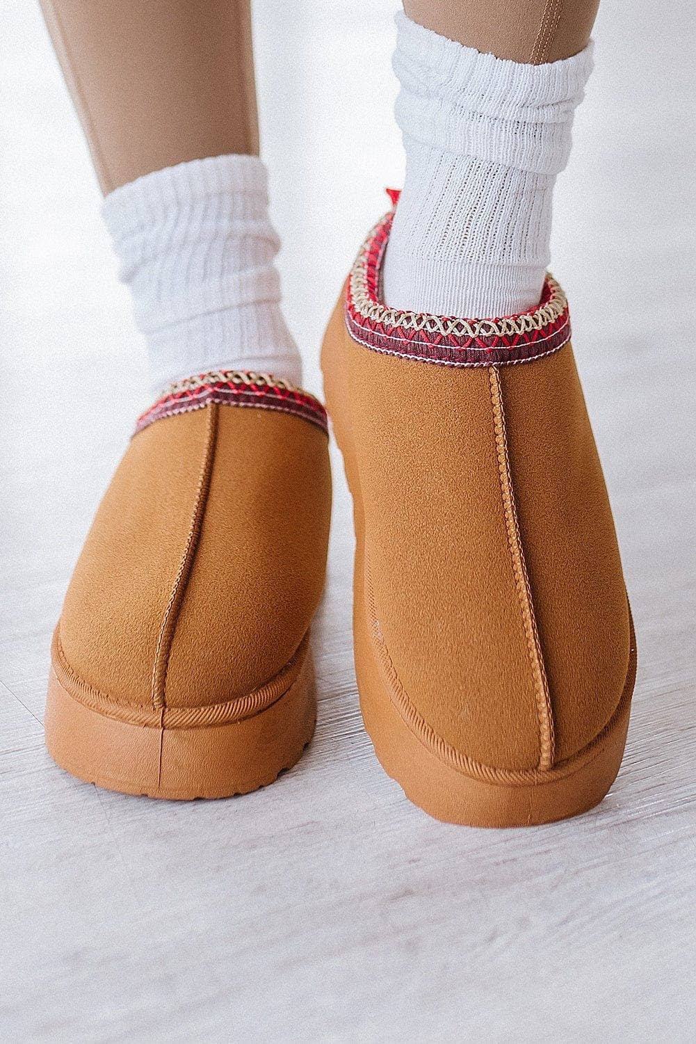 Chestnut Billy Plush Lined Flats