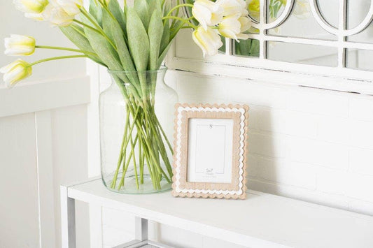 8x10 Scalloped Edge Wood Photo Frame