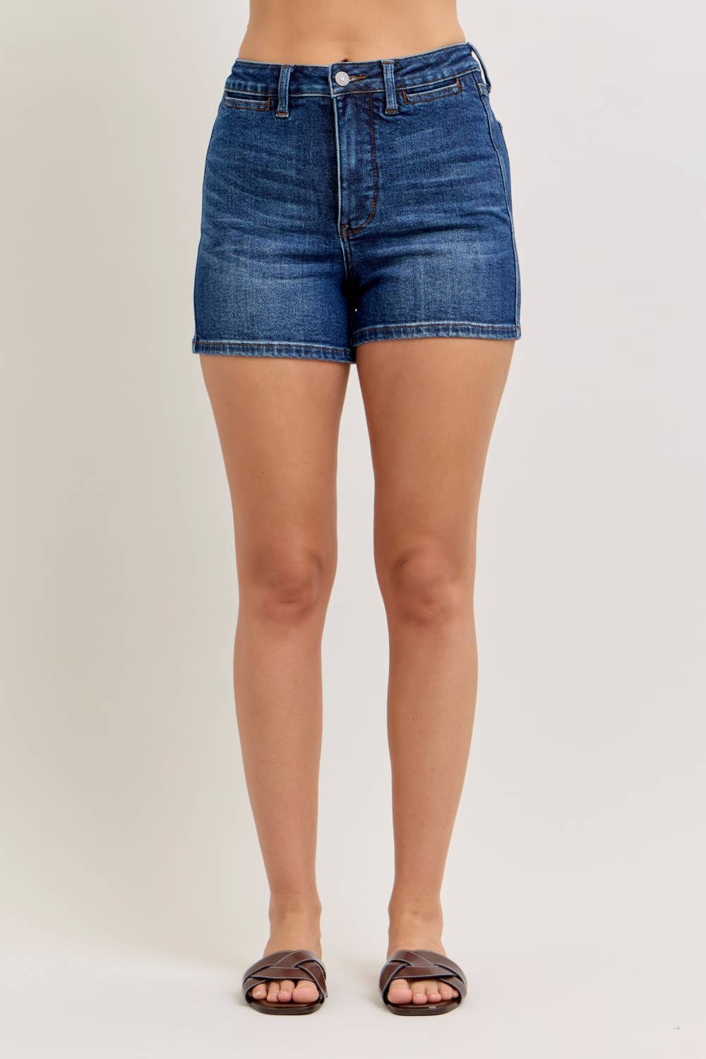 Judy Blue Medium Wash Denim Shorts