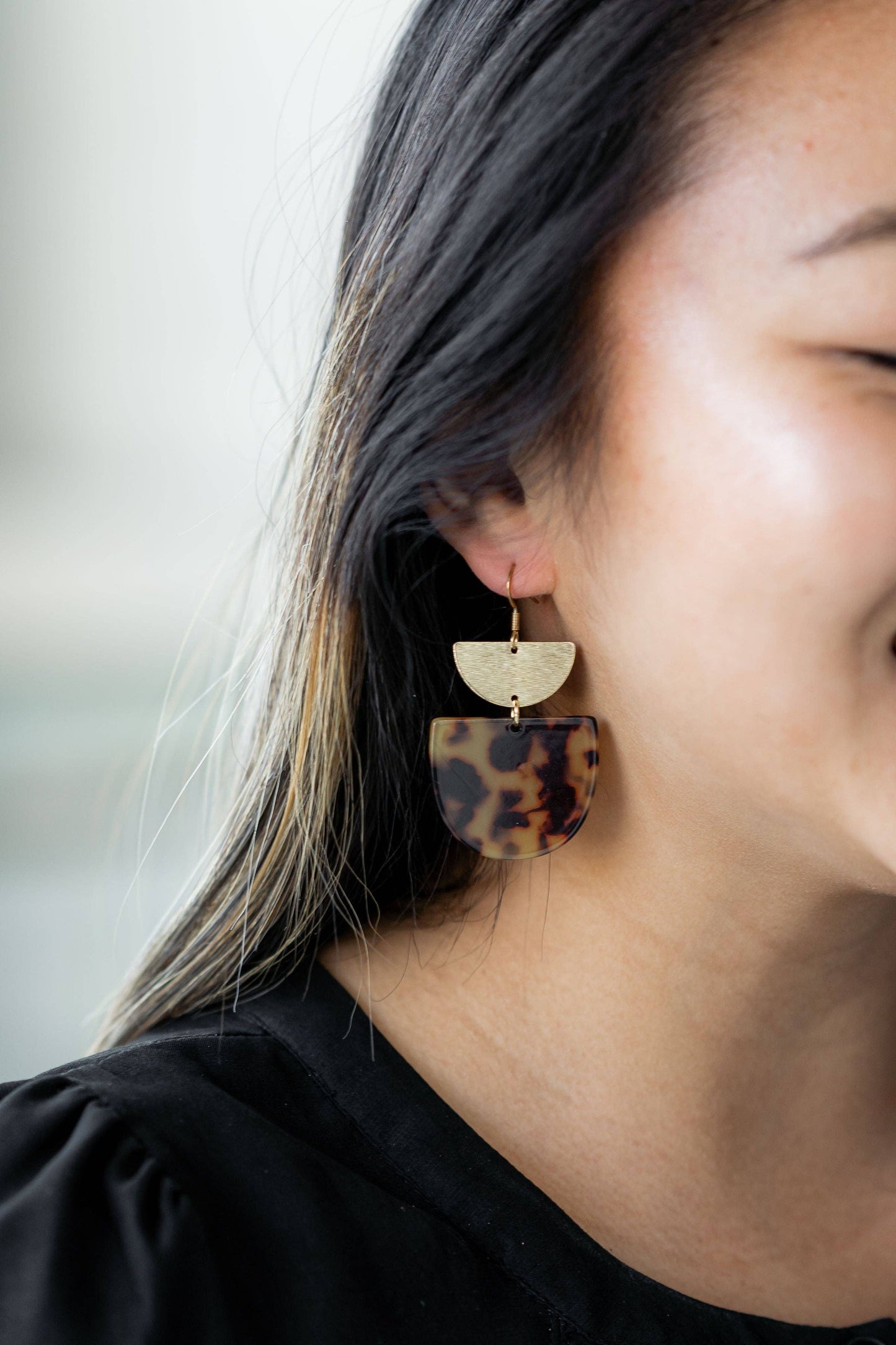 Harper Earrings - Tortoise // Jewelry, Fall