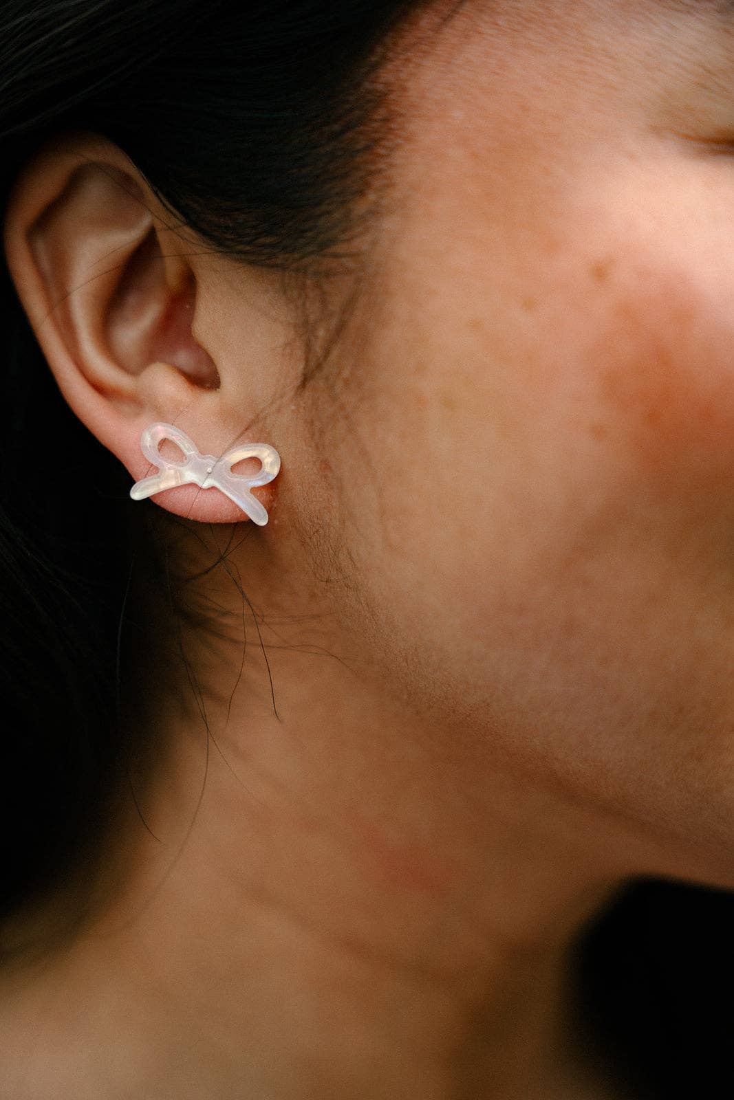Bowie Studs - Opalite // Spring Earrings, Jewelry