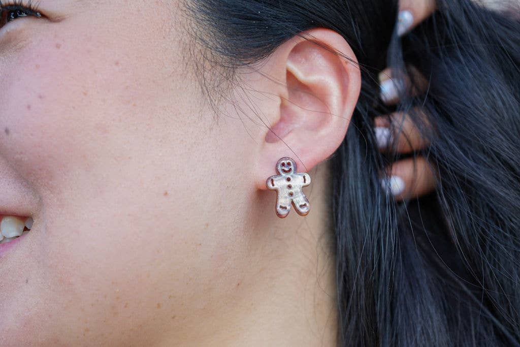 Gingerbread Shimmer Studs