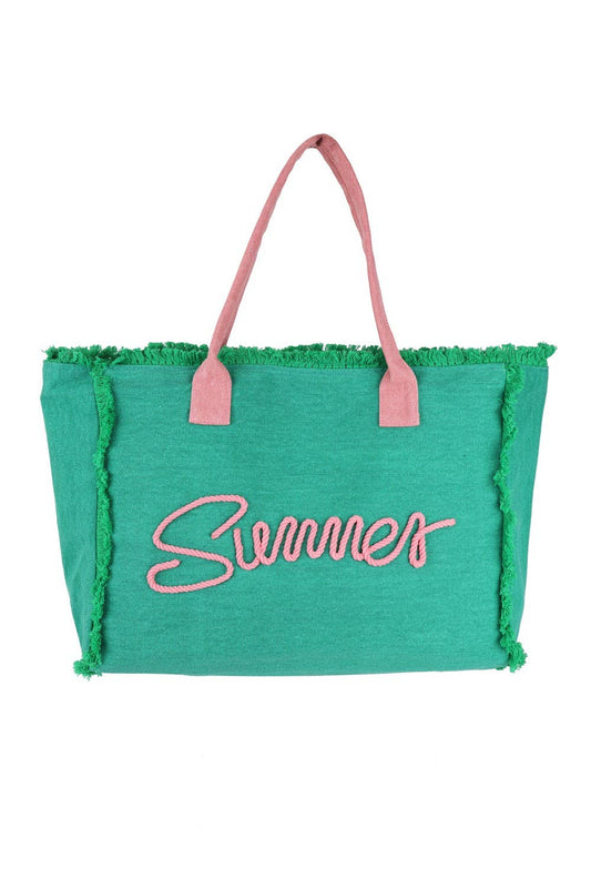 Rope Summer Fringe Tote Bag