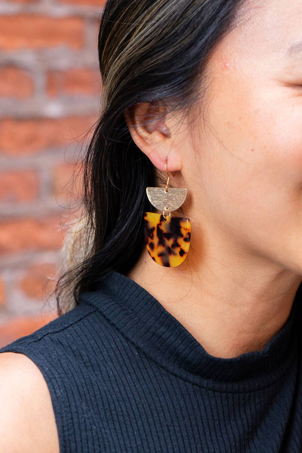 Harper Earrings - Tortoise // Jewelry, Fall
