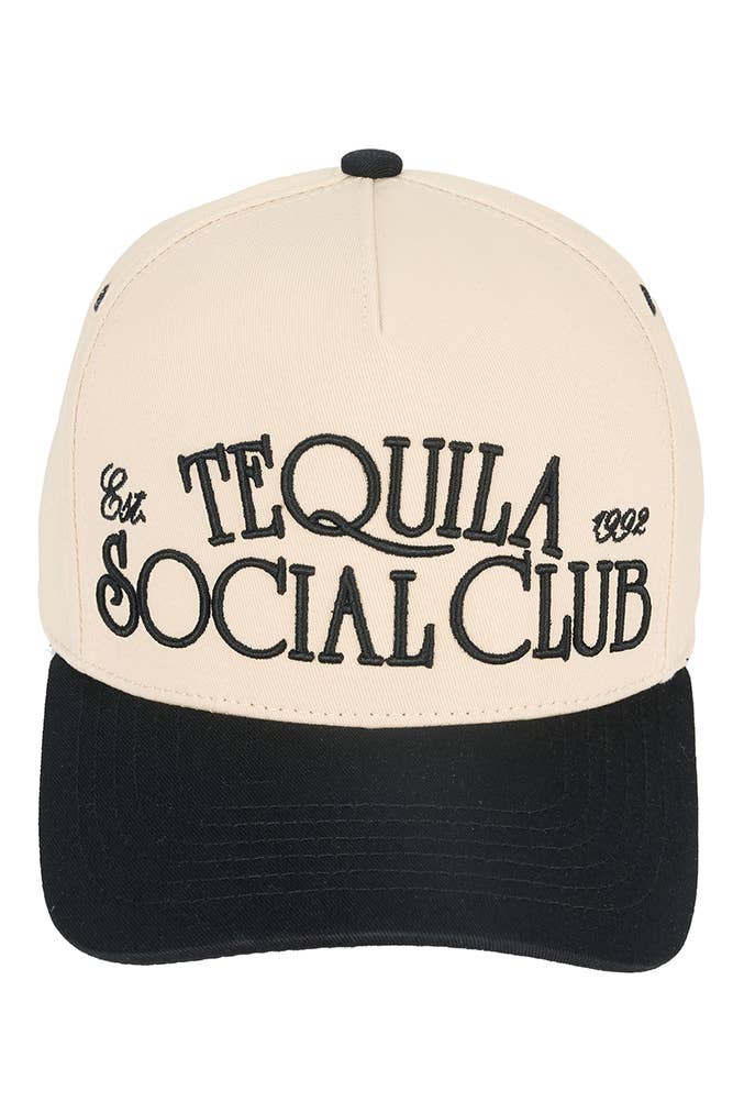 Tequila Social Club  Embroidered Trucker Cap
