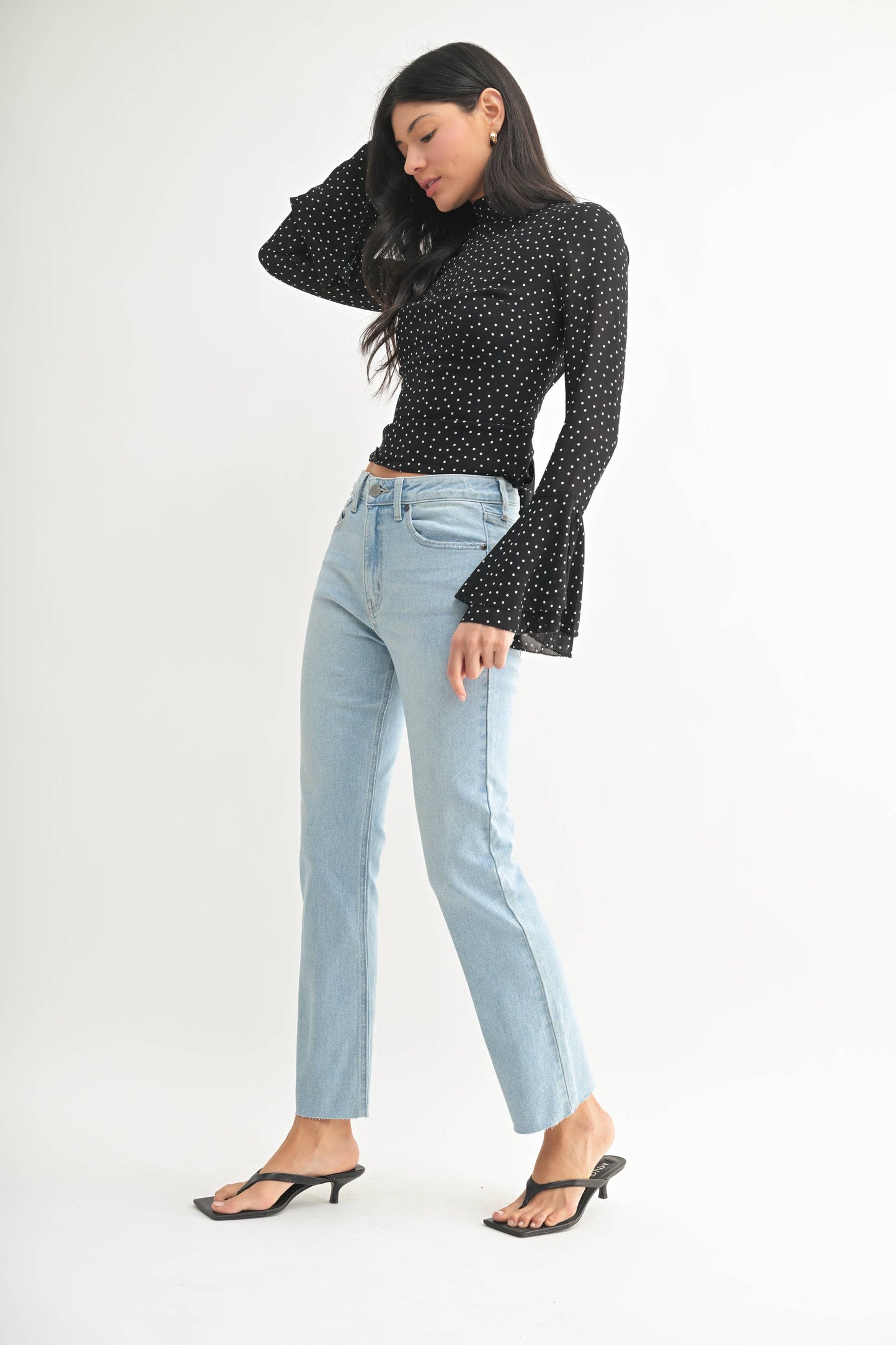 Luna Straight Leg Light Wash Jeans