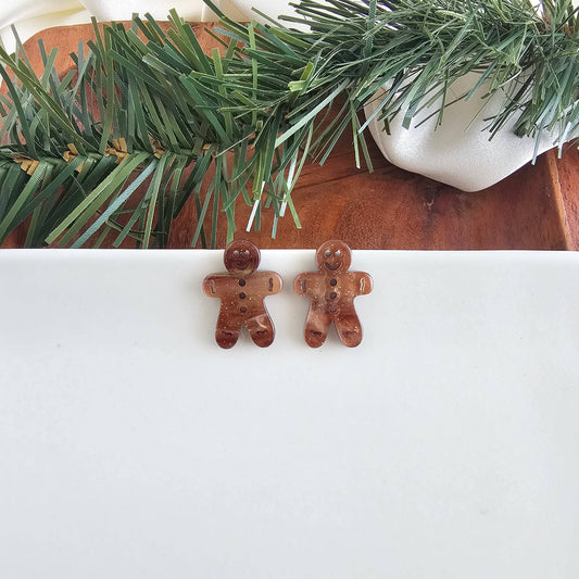 Gingerbread Shimmer Studs