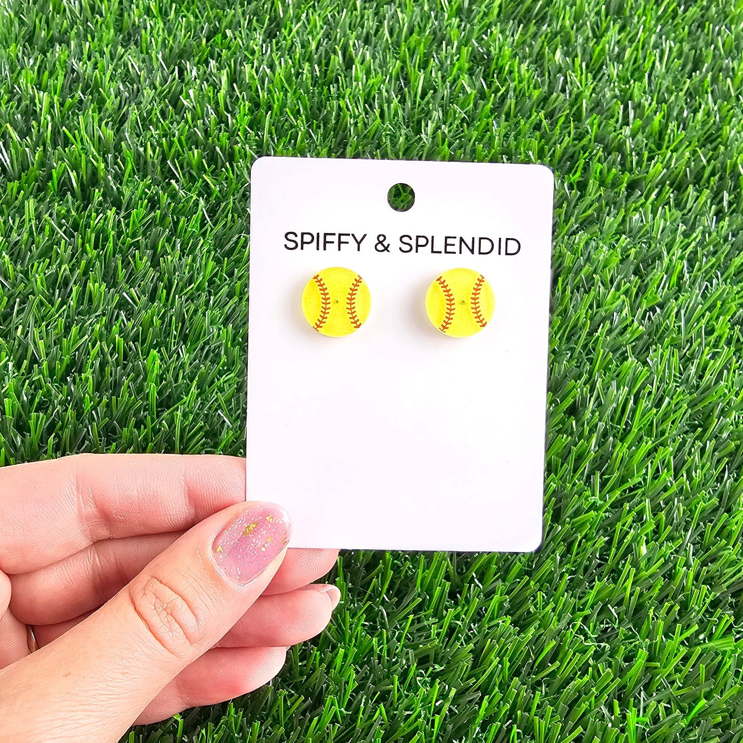 Softball Game Day Stud Earrings