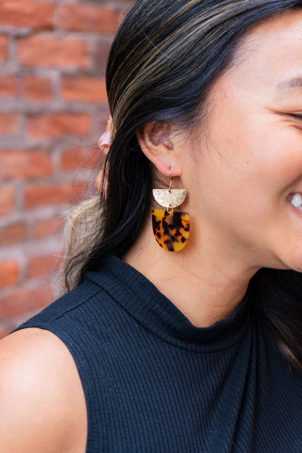 Harper Earrings - Tortoise // Jewelry, Fall