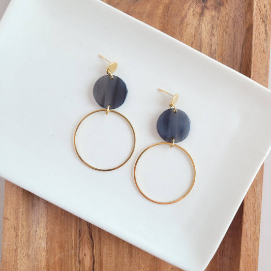 Sadie Black Earrings