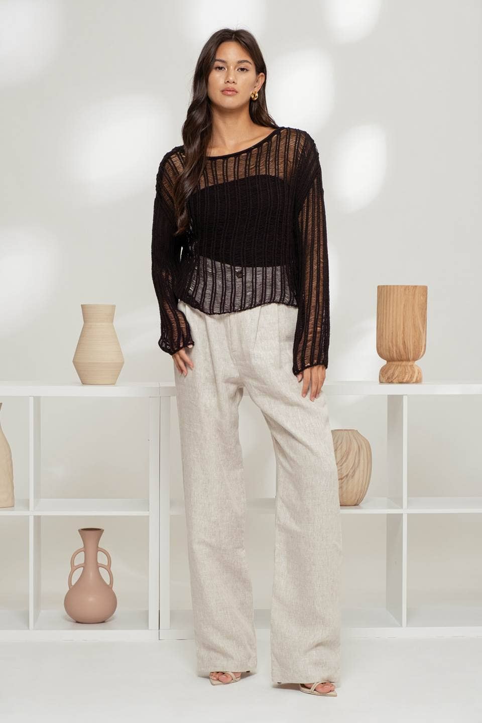 Crochet Round Neck Top