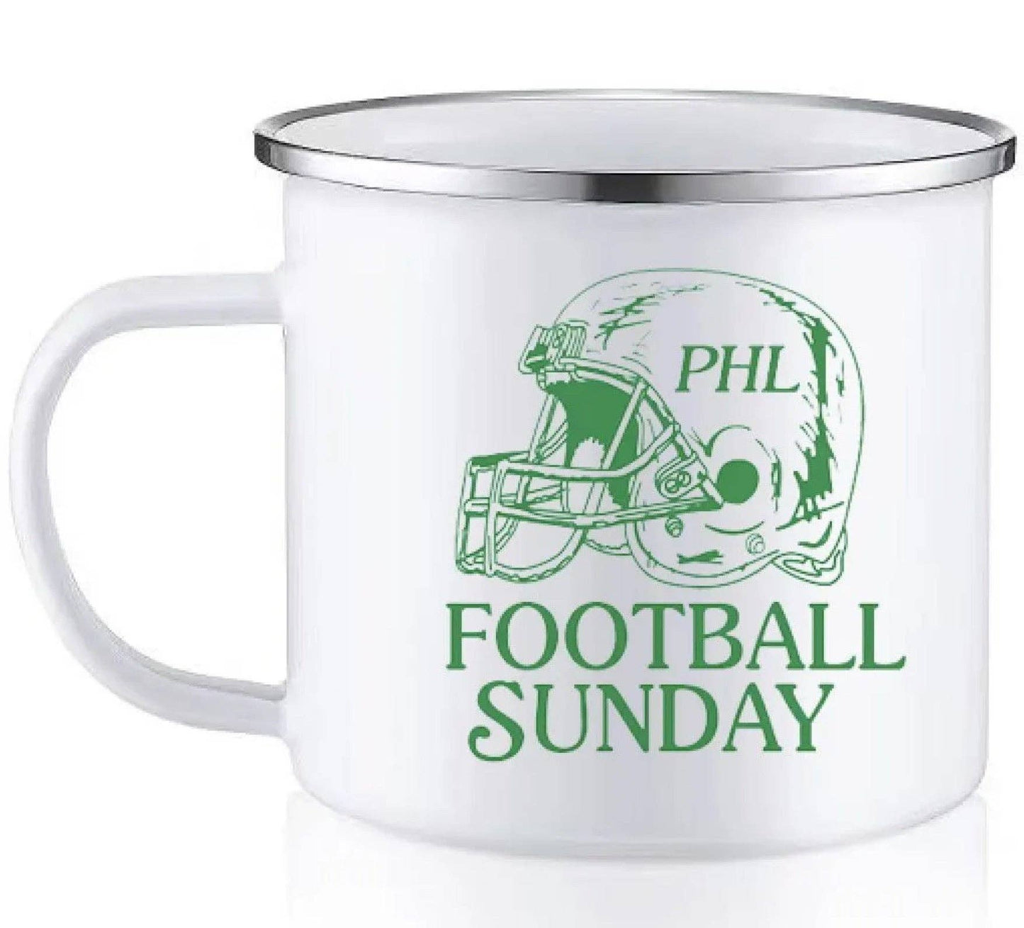 Philadelphia Football Sunday Enamel Mug