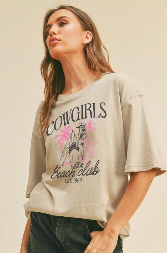 Cowgirls Beach Club Graphic Tee