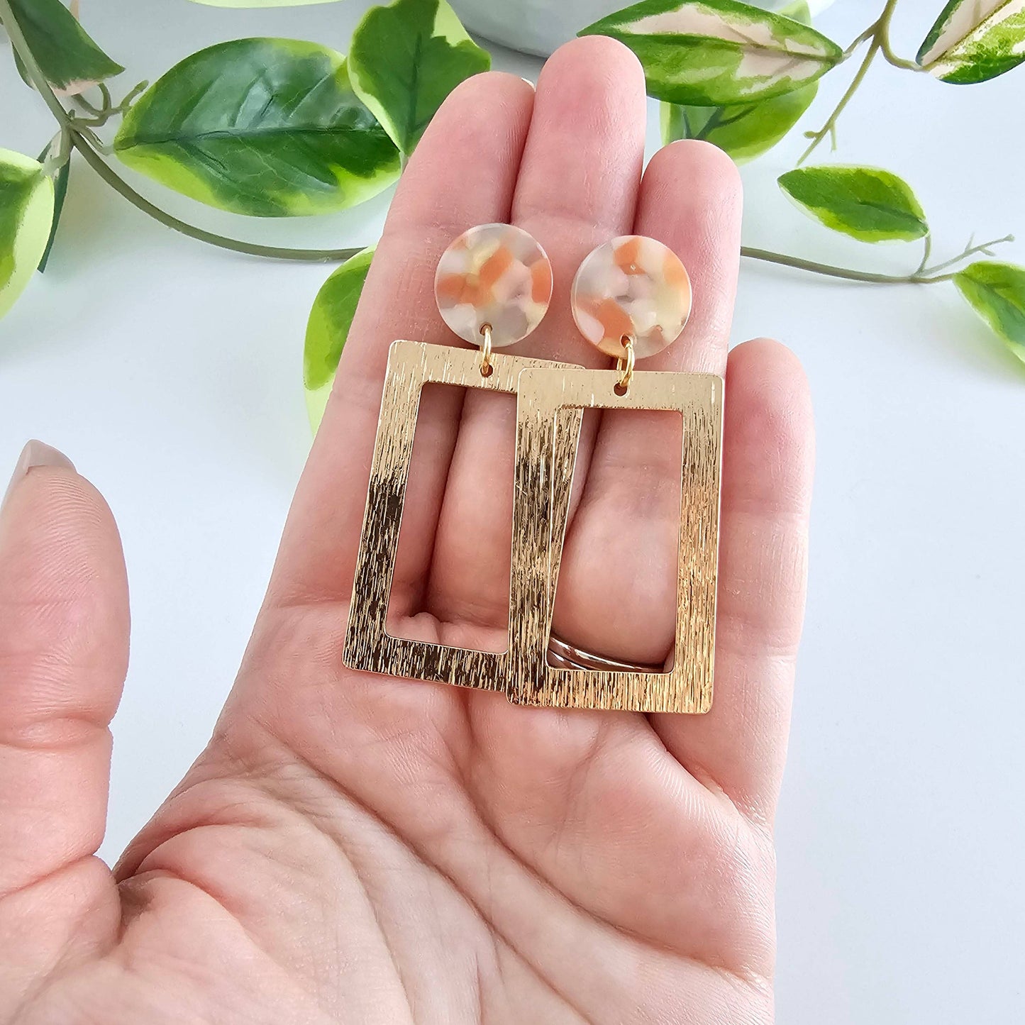 Orange Dream Rebecca Earrings