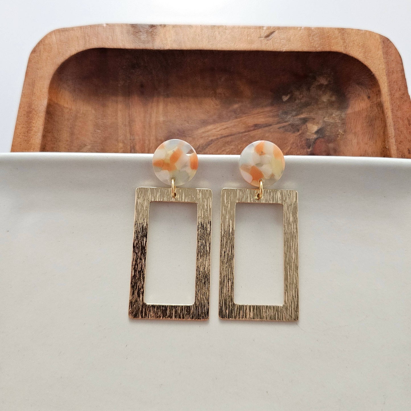 Orange Dream Rebecca Earrings