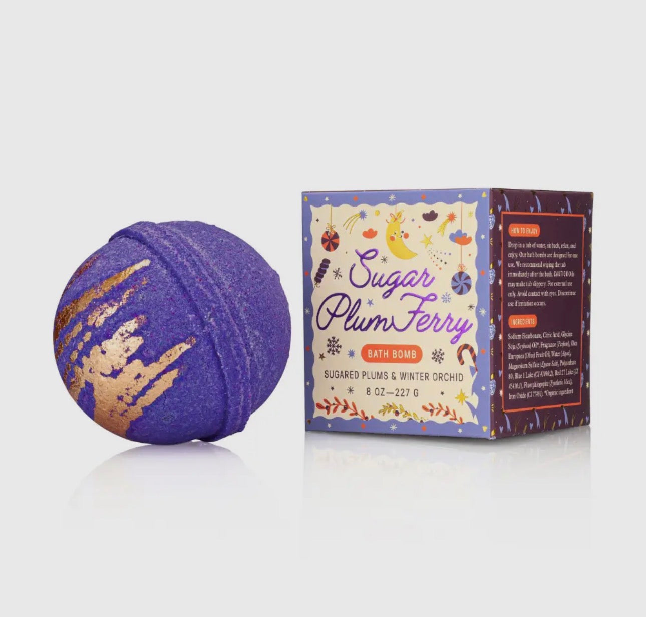 Winter Wonderland Sugar Plum Bath Bomb