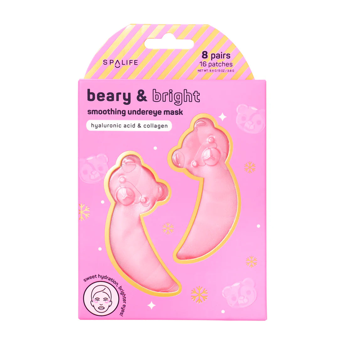 SpaLife Beary & Bright Depuffing Under Eye Masks