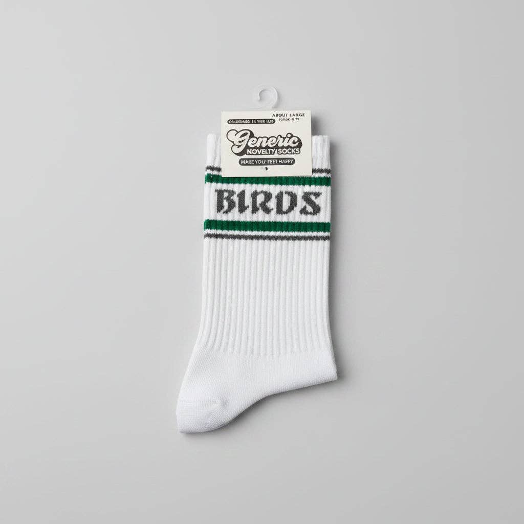 Philadelphia Eagles White "Birds" Socks