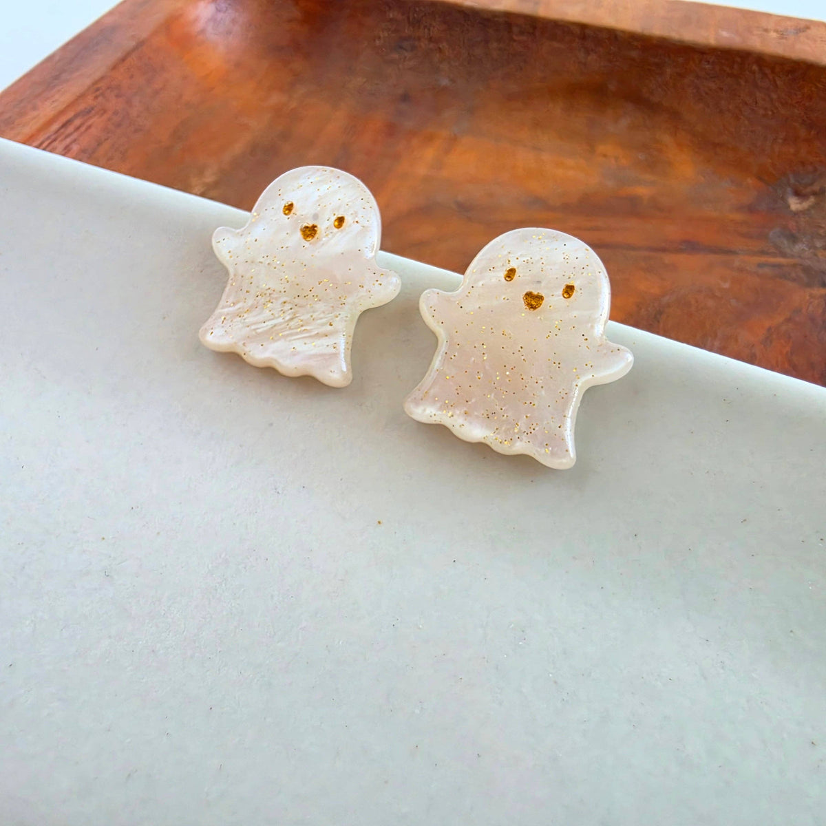 Friendly Ghost Stud Earrings
