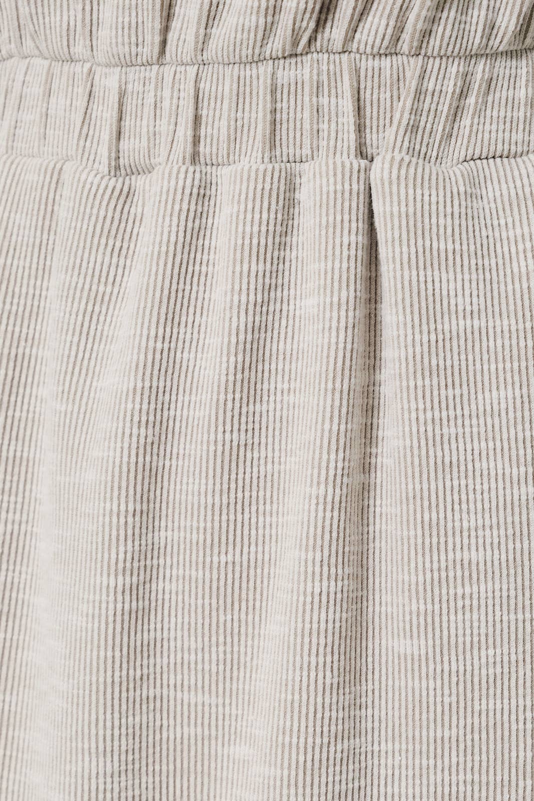 Sand Scoop Neck Elastic Waist Dress