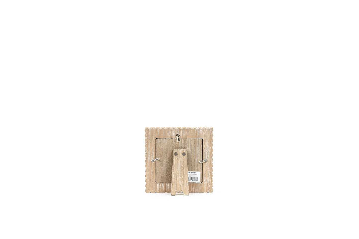 4x4 Wood Scallop Frame