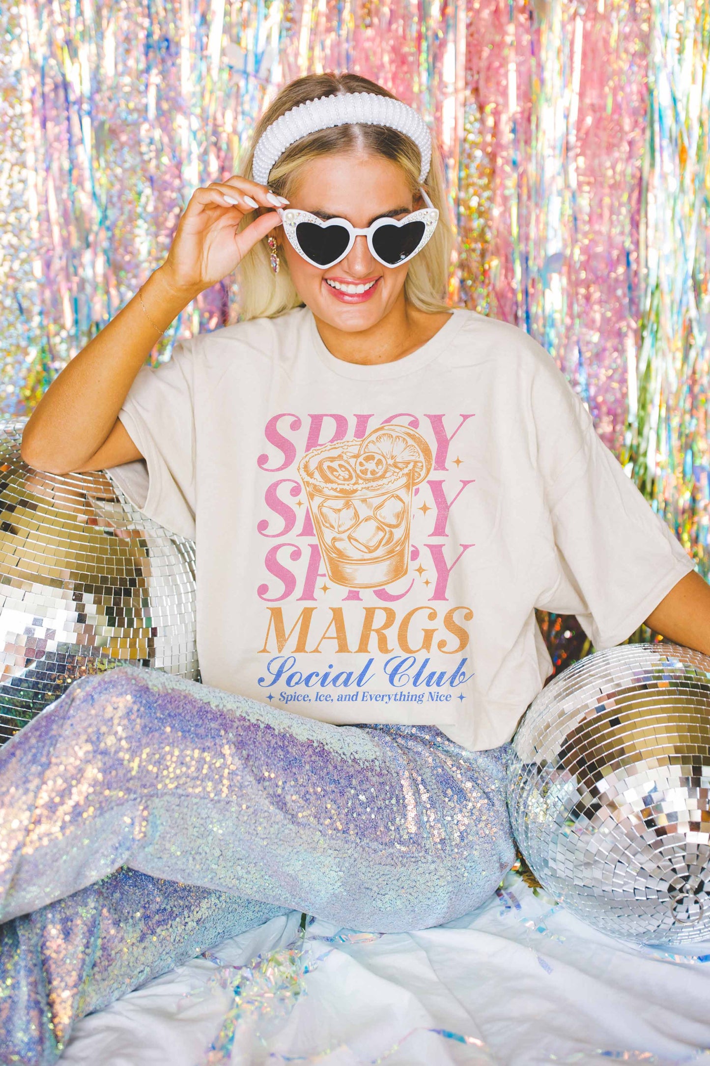 Spicy Margs Social Club Oversized Tee