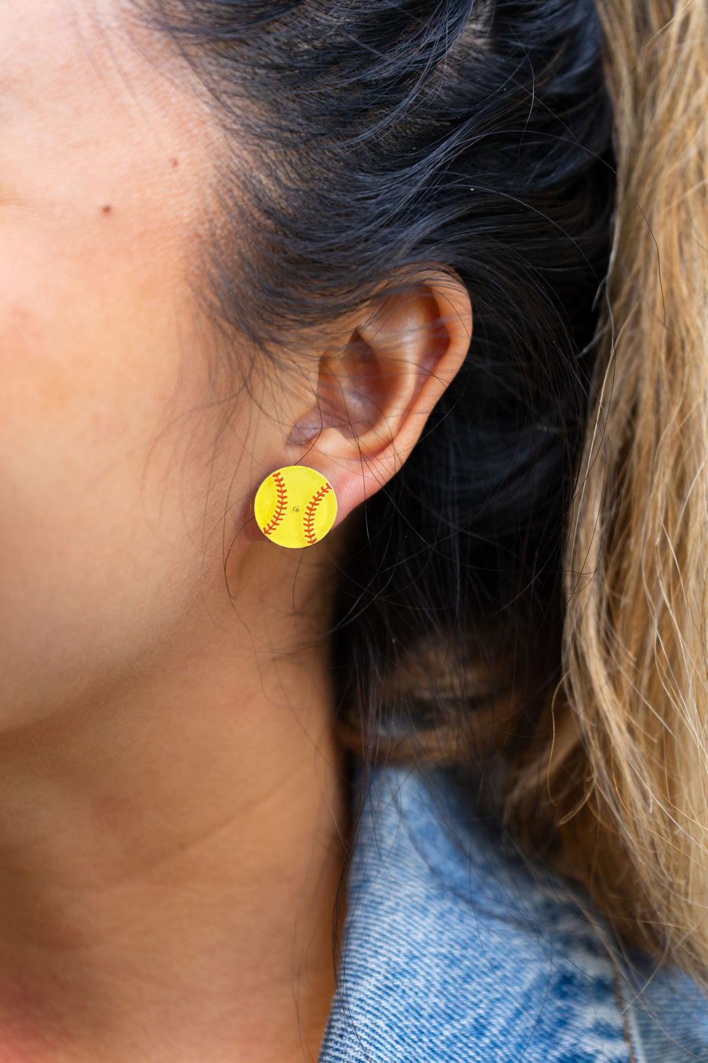 Softball Game Day Stud Earrings