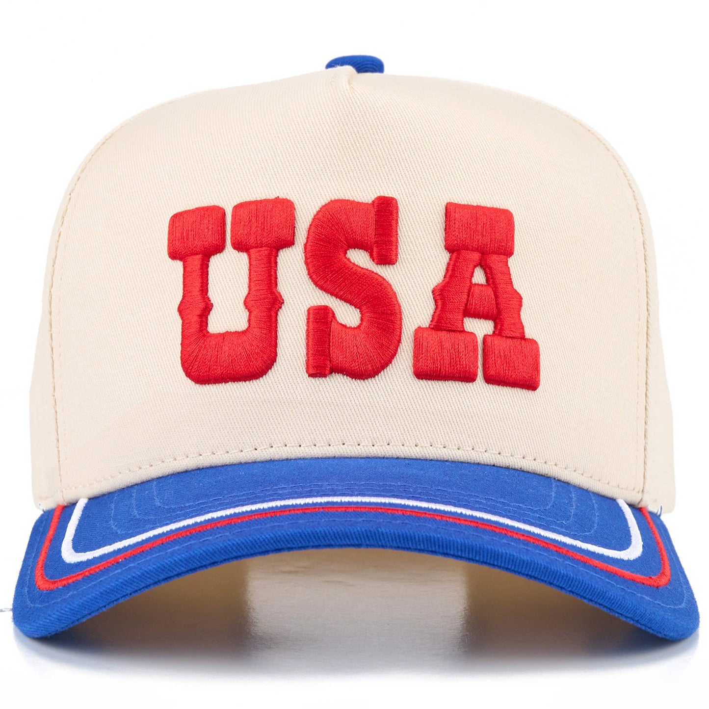C.C USA Letter on Two Tone Trucker Hat