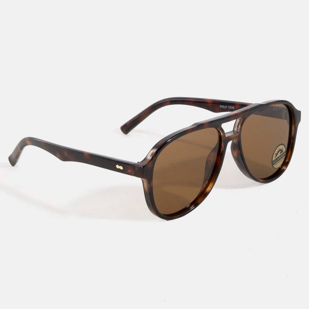 Oversized Polarized Aviator Sunglasses