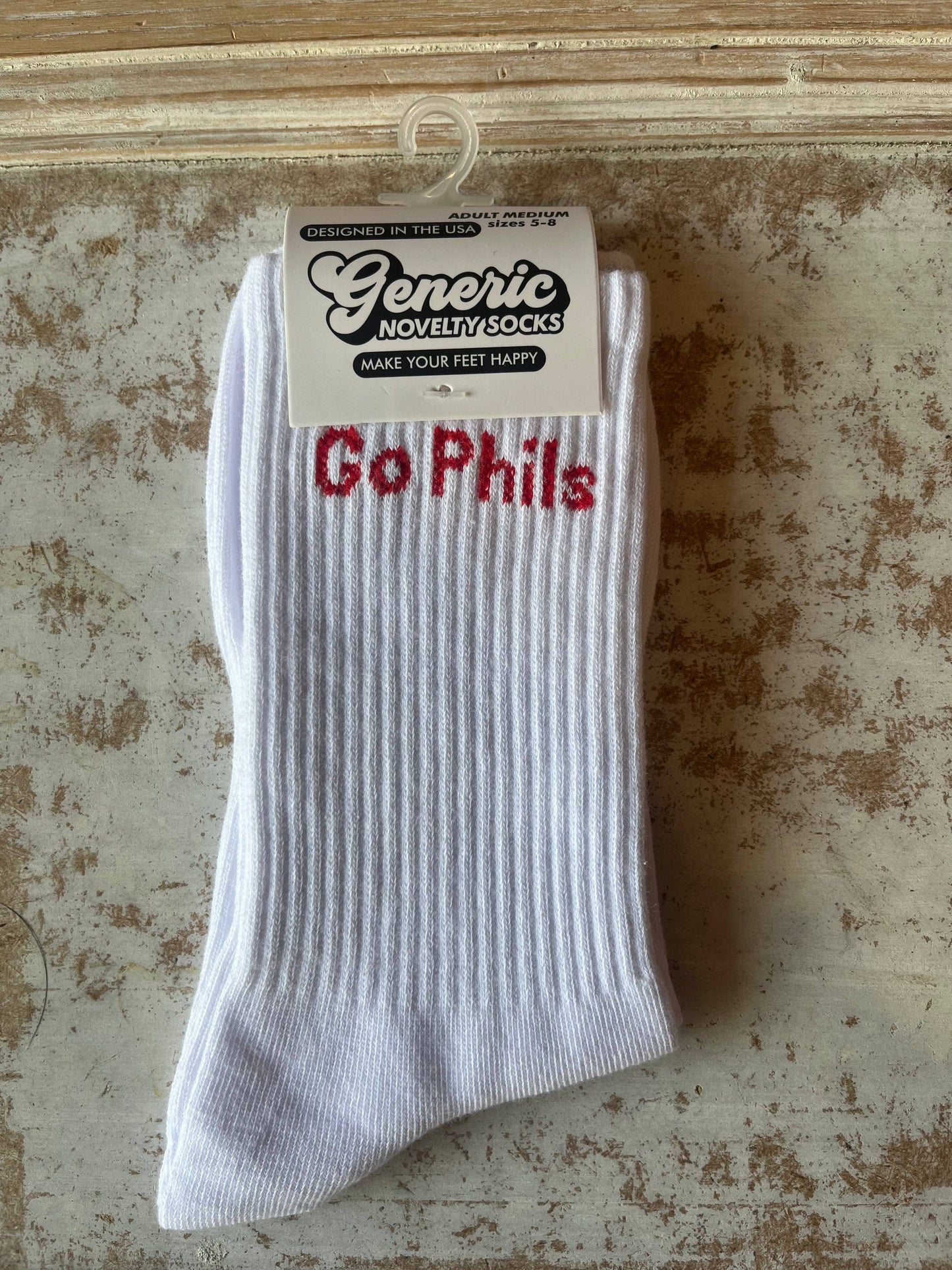 Philadelphia Phillies "Go Phils" Socks