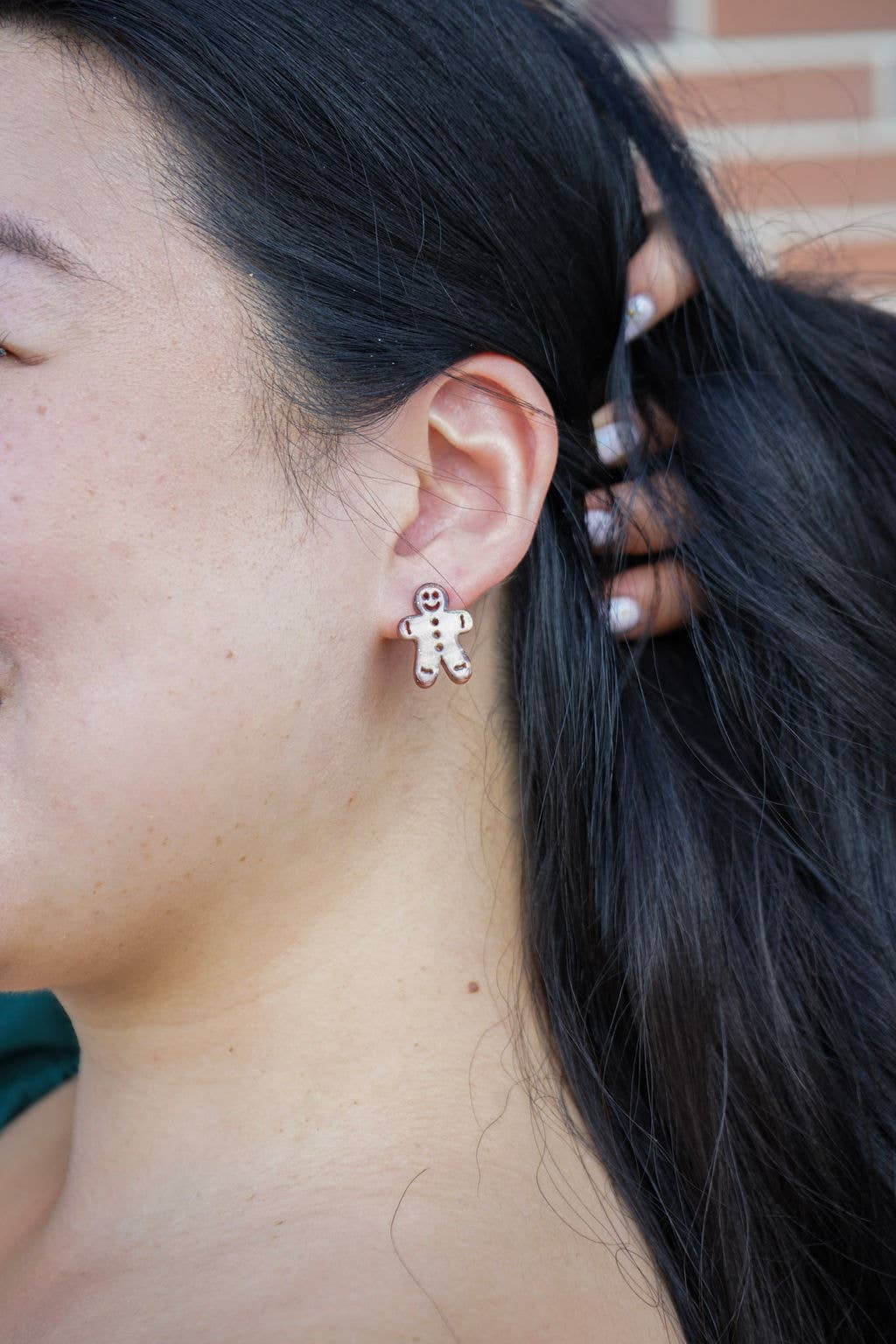 Gingerbread Shimmer Studs