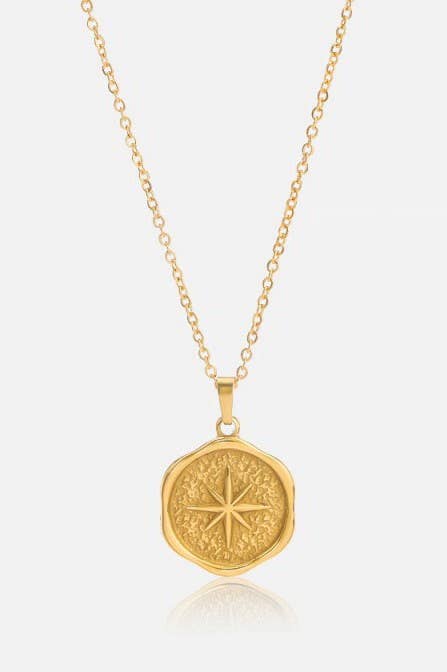 Gold Pendant Star Necklace