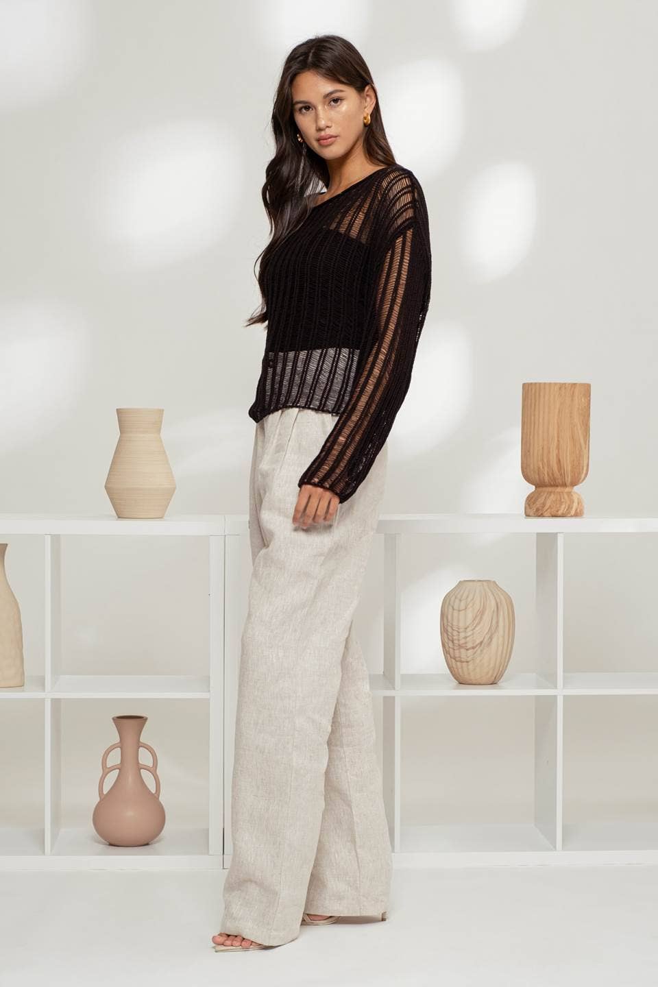 Crochet Round Neck Top