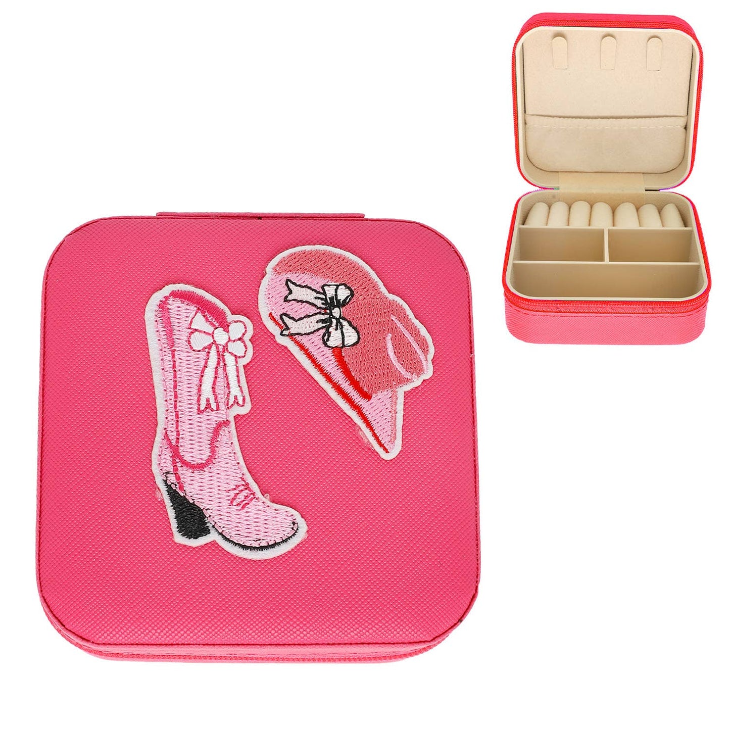 Western Pink Jewelry Box