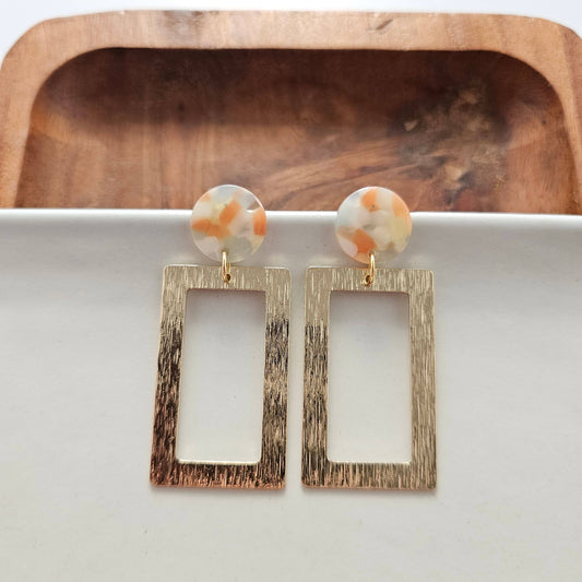 Orange Dream Rebecca Earrings