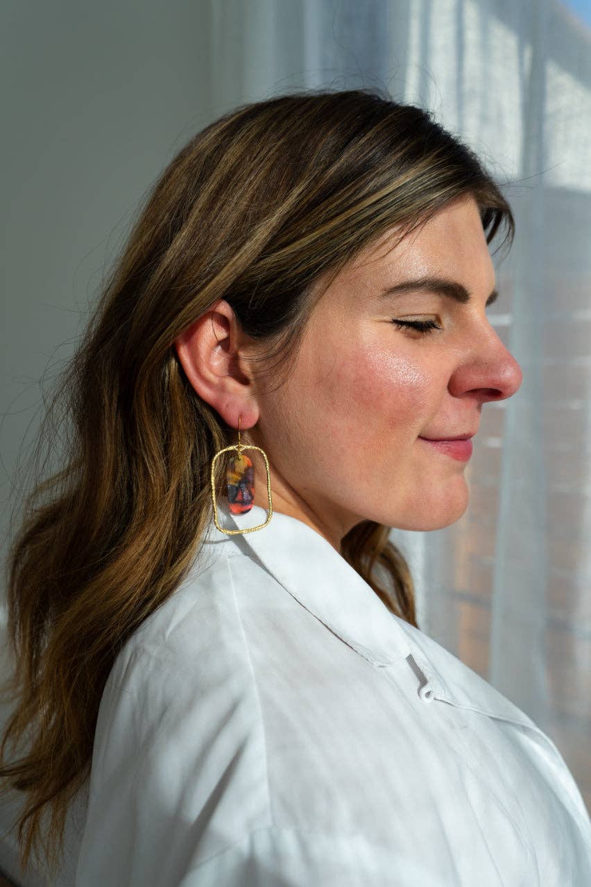 Madison Earrings - Bird of Paradise // Jewelry
