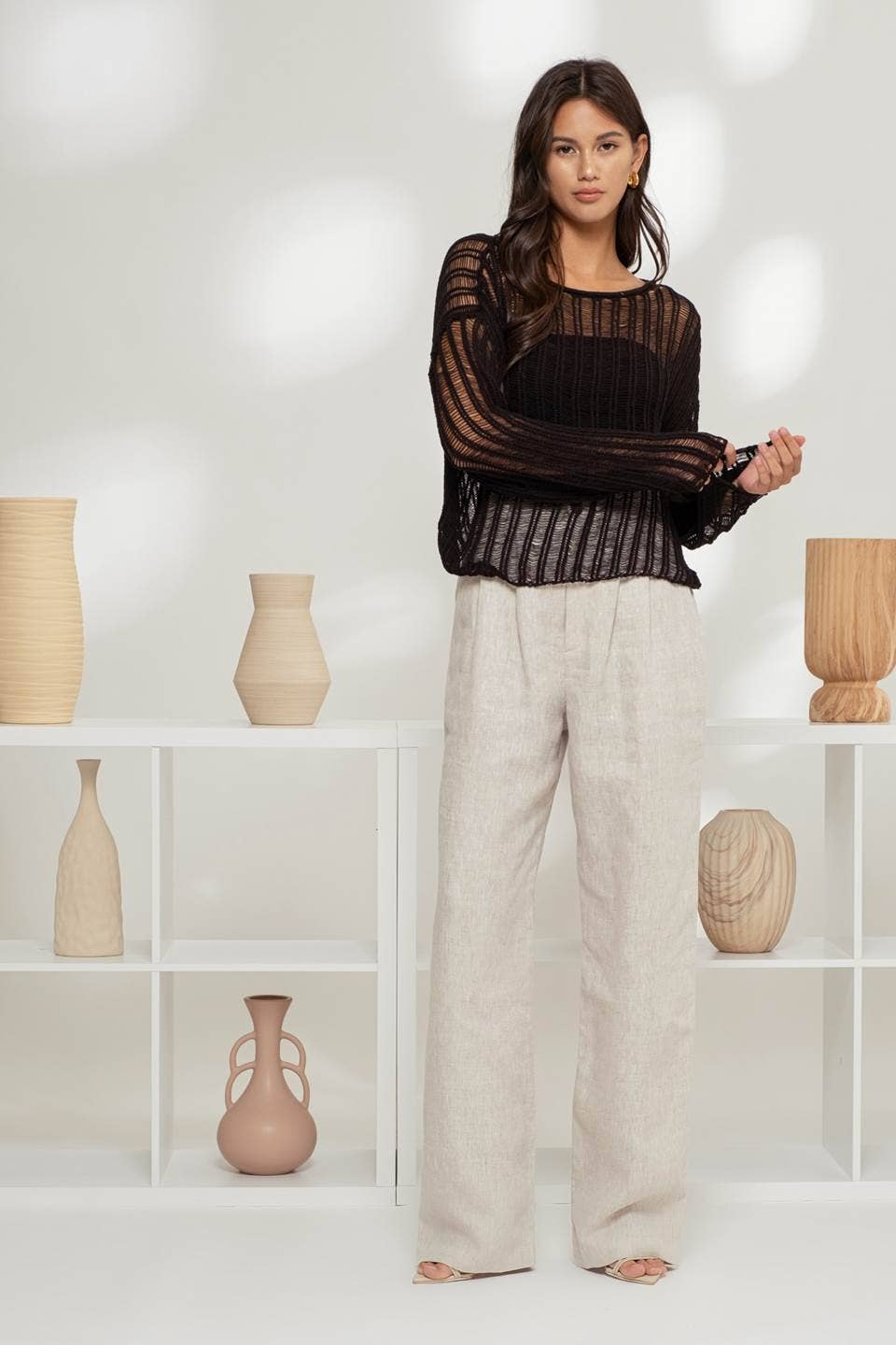 Crochet Round Neck Top