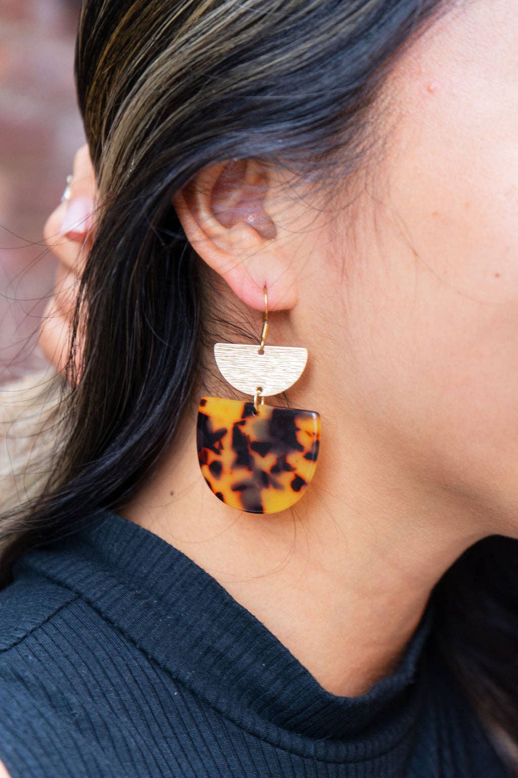 Harper Earrings - Tortoise // Jewelry, Fall