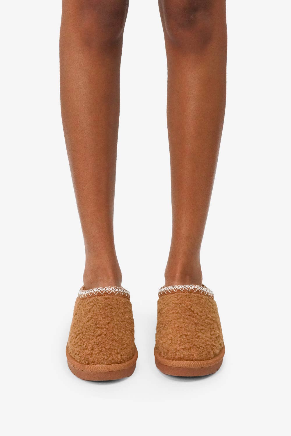 Teddy Chestnut Sherpa Slippers