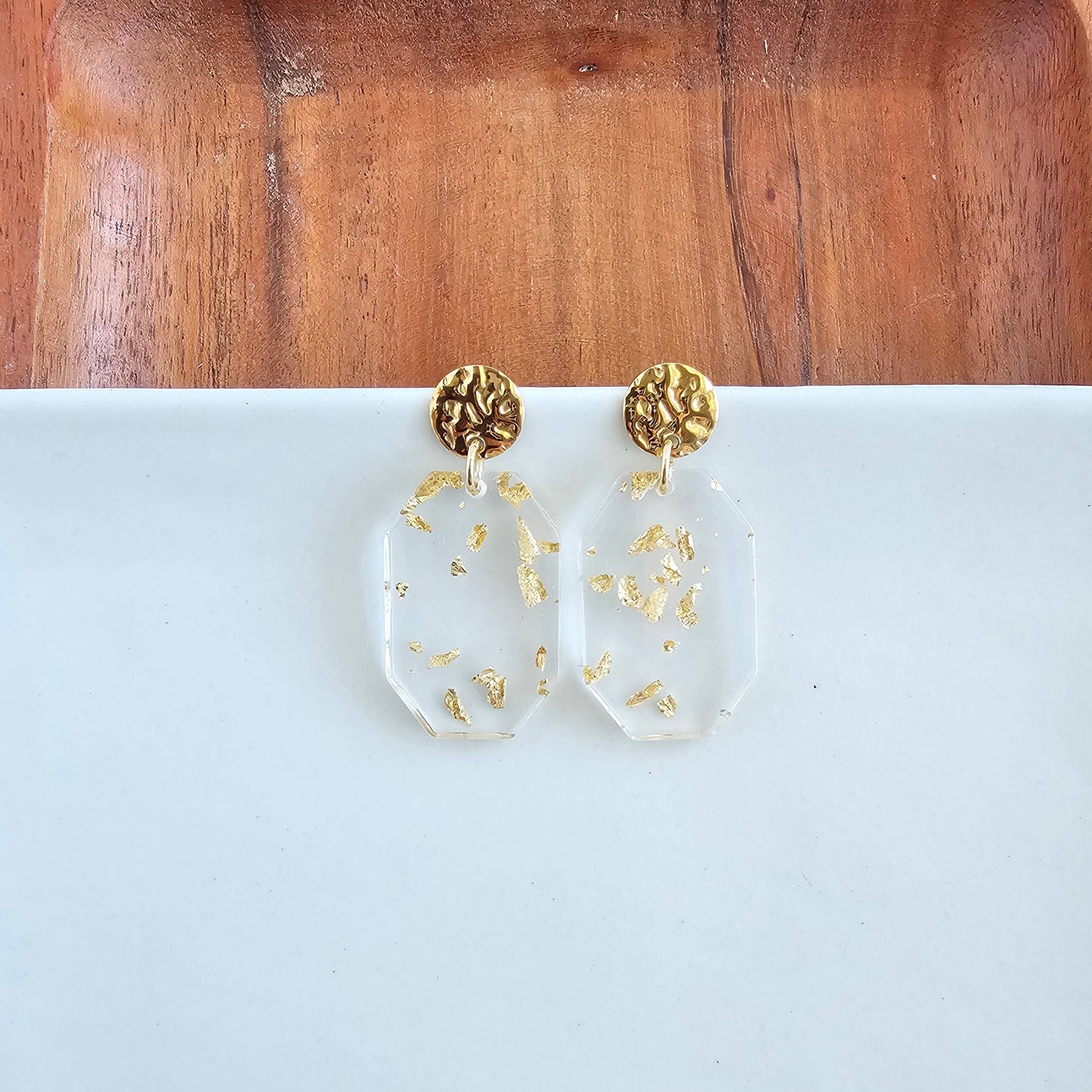 Gold Foil Lexi Earrings