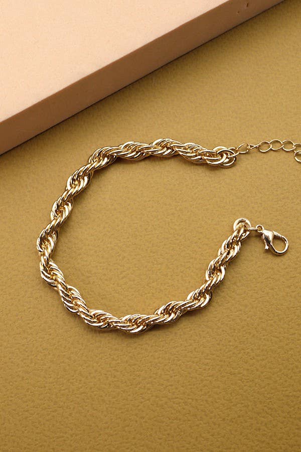 CLASSIC ROPE CHAIN BRACELET