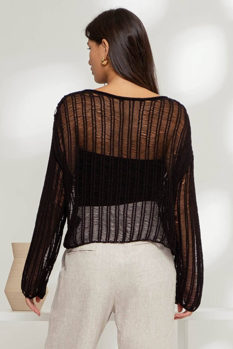Crochet Round Neck Top